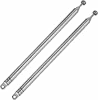 Antenne Radio DAB Télescopique à 7 Sections, Antenne FM Intérieure, Connecteur Mâle De