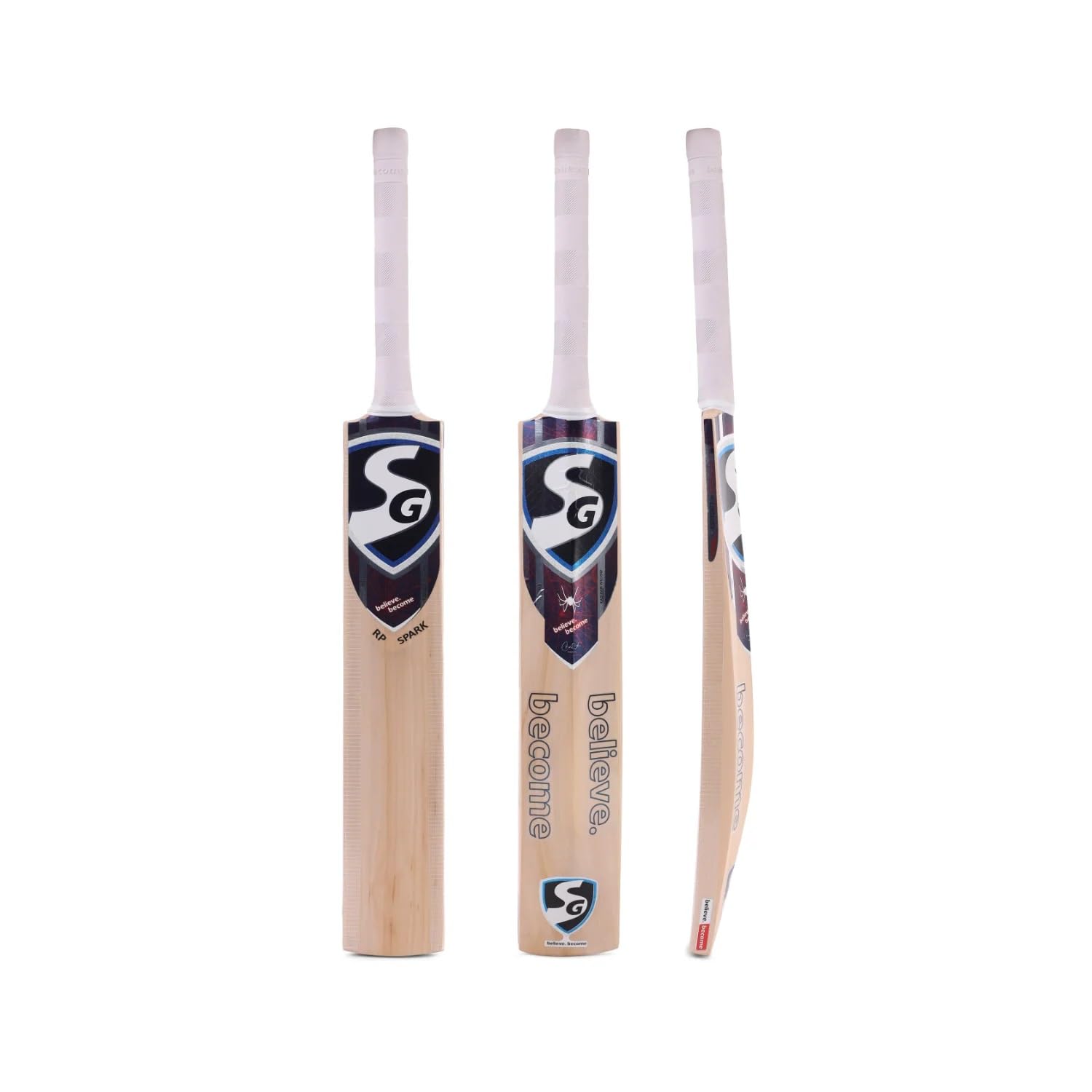 SG Century Classic Premium English Willow Cricket bat - Short Handle, Adult Size