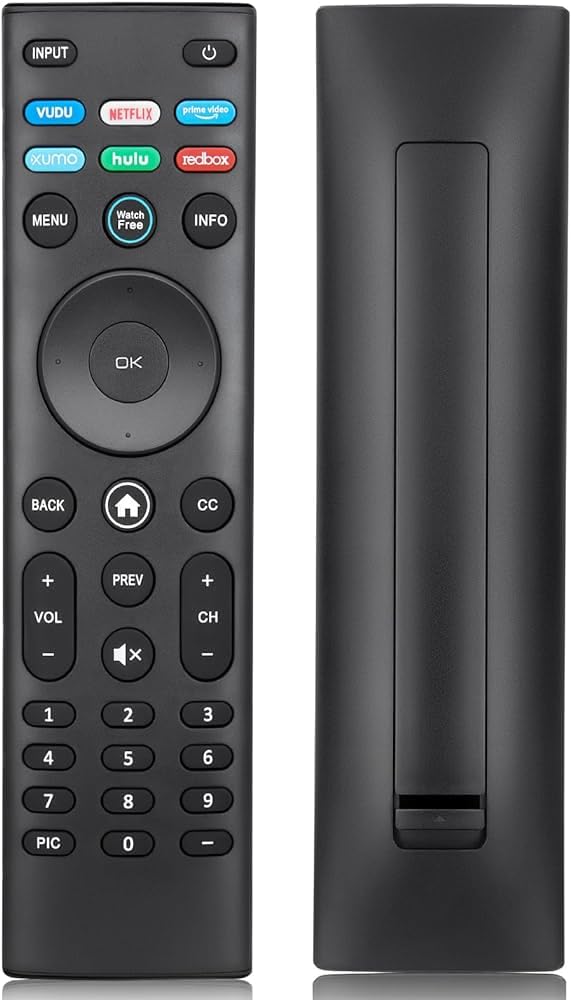 Universal Remote Control Replacement for Vizio Smart TV - Automatic Pairing, Ready to Use Just Add Batteries, Seamless Vizio Smart TV Remote Experience