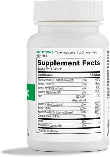 Miniatura 2 de 365 by Whole Foods Market, Complejo de vitamina B50, 90 cápsulas vegetales