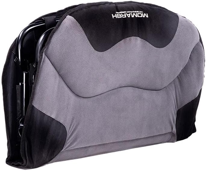 Miniatura 4 de Momarsh Cuna elevada para perros con almohadilla suave lavable y marco plegable para viajes y uso doméstico  Cuna todo en uno con pies