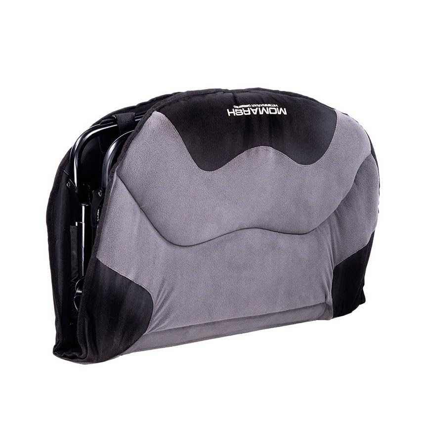 Image of Momarsh Elevated Dog Cot with Washable Soft Pad & Folding Frame for Travel & Home Use | All in One Home Cot with Non Slip Feet | Large Portable Dog Bed | Perfect Padded Pet Bed System for Dogs