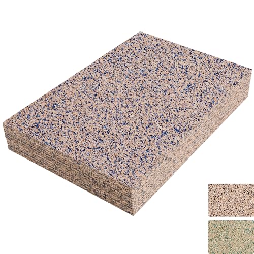 Láminas de construcción de corcho de alta calidad con textura fina y acabado azul sostenible