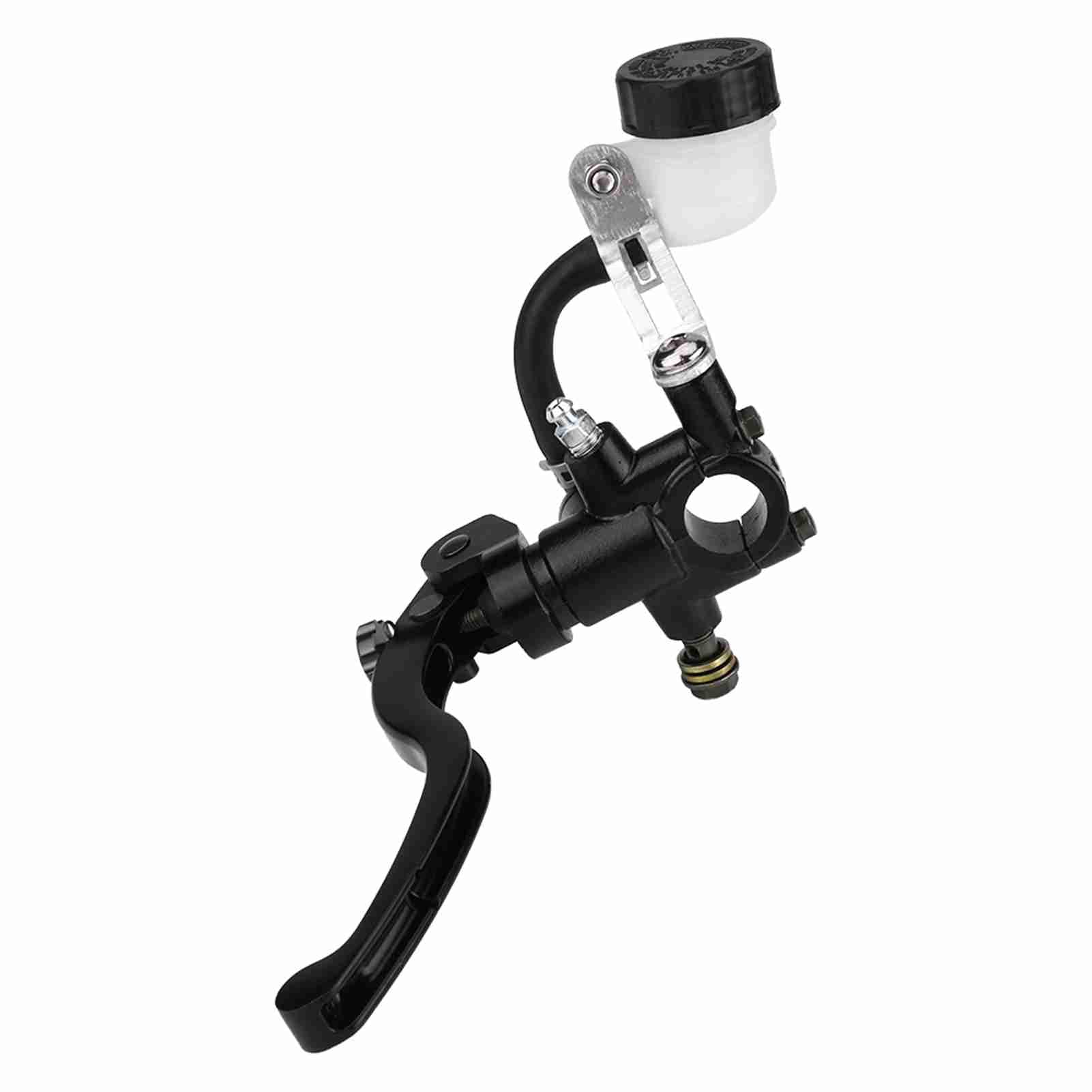 Aramox Cilindro del freno, leva del freno, 22 mm, 7/8", universale, per motociclette, idraulico, manubrio, cilindro del freno, leva della frizione