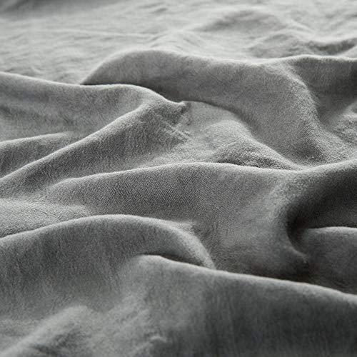 Image of Prewashed Crinkle Sheet Set - Extra Soft Linen Style Microfiber Bed Sheets - Lightweight and Breathable Bed Sheets for All Season Comfort - Deep pocket, Reinforced Elastic Corner Straps