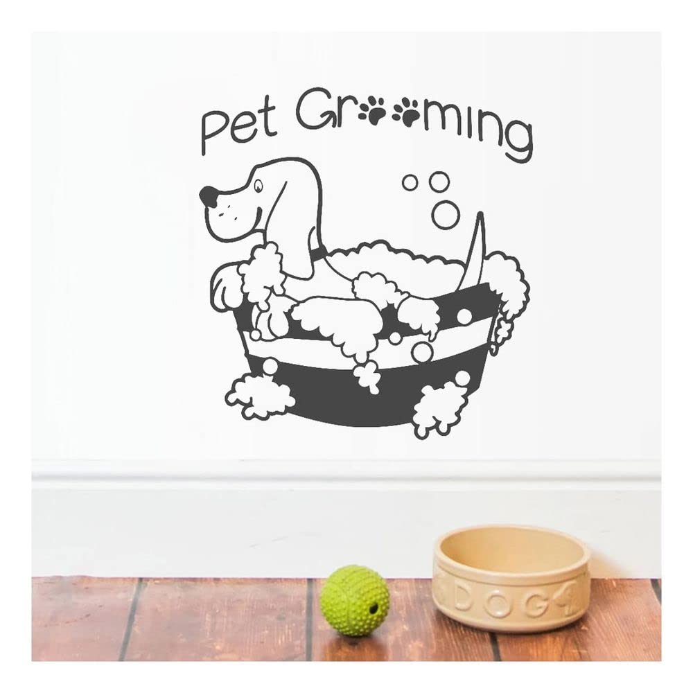 GADGETS WRAP Pet Grooming Salon Decals Puppy Pet Shop Animal Decor Wall Window Stickers Dog Bathing Vinyl Wall Decal Wall Decoration Decal Sticker (B09RPSN7WV) Amazon Price History, Amazon Price Tracker
