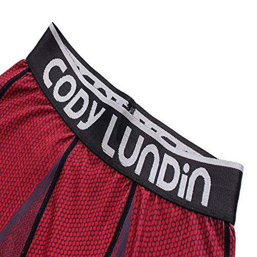 Red Plume Men's Compression Pants, Sports Yoga Leggings & Workout Running Tights Cool Dry Base Layer Bottoms #TOP2