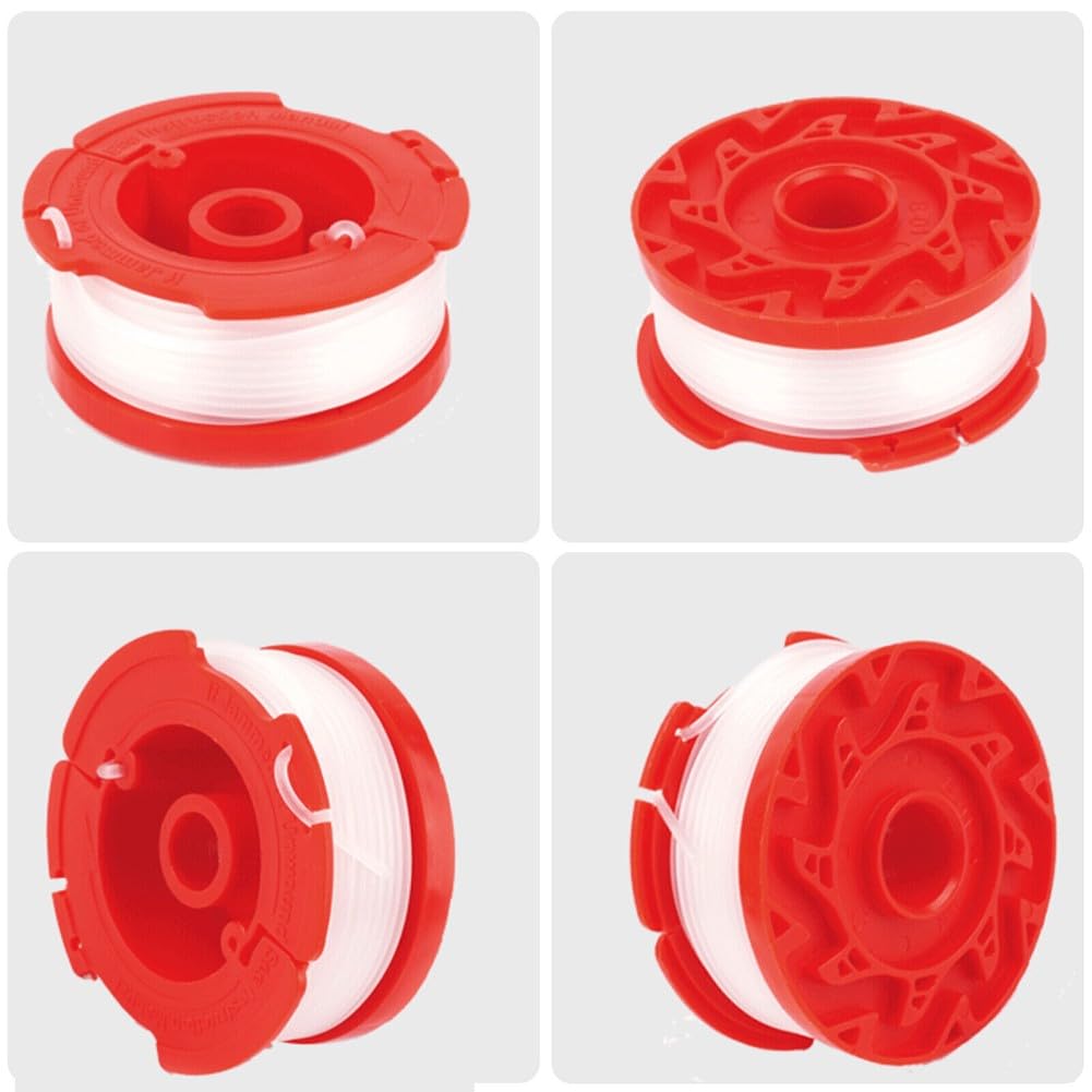 Lot de 3 bobines de rechange pour débroussailleuse Craftsman CMCST910 CNCST910 CMESTA900 CMESTE920, 1,7 cm x 9,6 m, fil en nylon, rouge