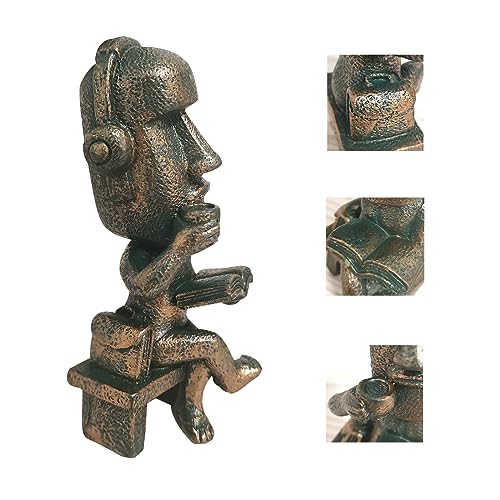 Figura Decorativa Estatua Isla de Pascua Tea miniatura 3