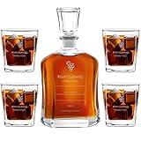 CADEAU POUR LES FEMMES ET LES HOMMES : Le coffret à whisky est un cadeau parfait pour diverses occasions, par exemple pour un mariage, anniversaire de 18, 30, 40 ou 50 ans, pour un 25, 30 ou 50 ans de mariage, pour Saint-Valentin ou pour Noël. C'est une excellente idée de cadeau pour un manager, un mari, un fiancé, un petit ami, un père, un frère, un grand-père, un oncle, une femme, une fiancée, une épouse, une petite amie, une mère, une sœur, une grand-mère ou une tante, mais aussi pour des par