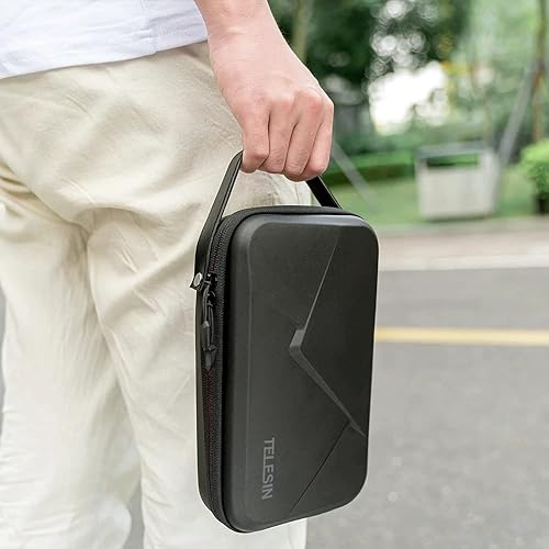 Miniatura 4 de AFAITH Bolsa de transporte mejorada para cámaras Go Pro - Portátil, impermeable, funda ajustable para cámaras GoPro Hero13 12 11 10 9 8 7 MAX, DJI