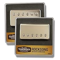 Overwound alnico ii humbucker set ‘hybrid’ paf sound perfect for rock and blues Wax-potted nickel-silver cover for crystal clear tones and low noise 4-conductor wiring with an independent ground shield Wiring guide, screws and springs included