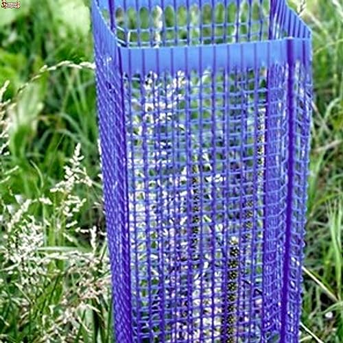 BricoLoco.com Protector para el Tronco de árboles. 50 cms. ¡¡Pack 25 uds.!! Protección del Tronco del árbol contra Animales como roedores o Conejos, desbrozadora... Mixto Combinado Liso y Malla (25)