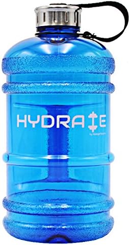 Hydrate Water Bottle - 550ml - Tritan, Eco Friendly & BPA-Free - For Running, Gym, Yoga, Outdoors and Day to Day Use, Fast Water Flow, Flip Top, Opens With 1-Click - Reusable with Leak-proof Lid