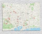 mapa barcelona codigos postales CARACTERÍSTICAS - Colores vívidos, líneas e imagen nítidas. Un toque elegante de suave textura!