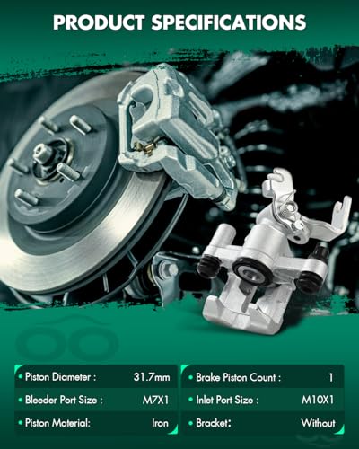 Image of SCITOO 19-1378 19-1377 Rear Left & Right Disc Brake Calipers Assembly Without Bracket For Mazda For Miata 1990-1997 1999-2005