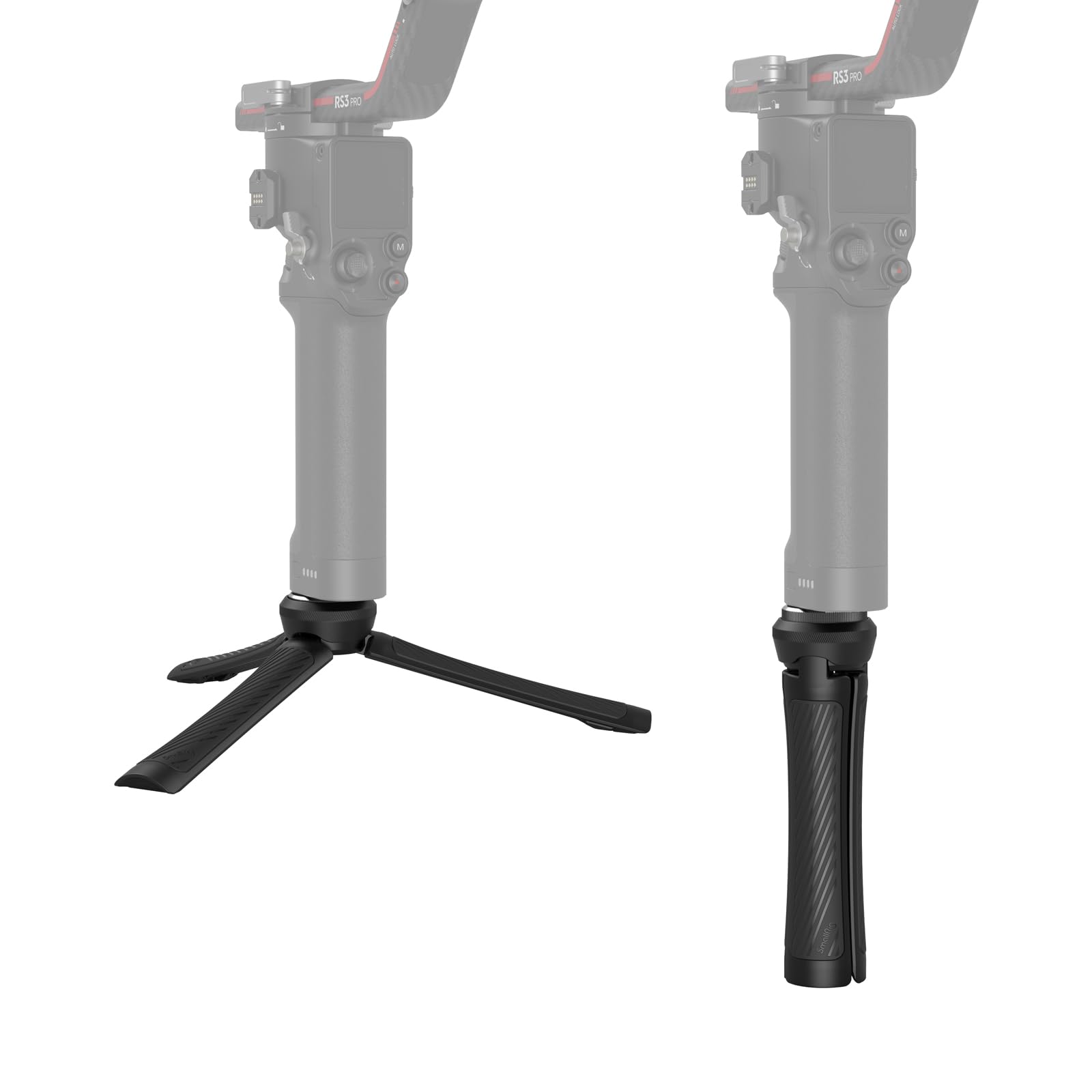 SMALLRIG Mini Treppiede a Sgancio Rapido, Compatibile Universalmente con Supporto a Vite da 1/4"-20 per Stabilizzatori, Fotocamera, Gabbia - 4117