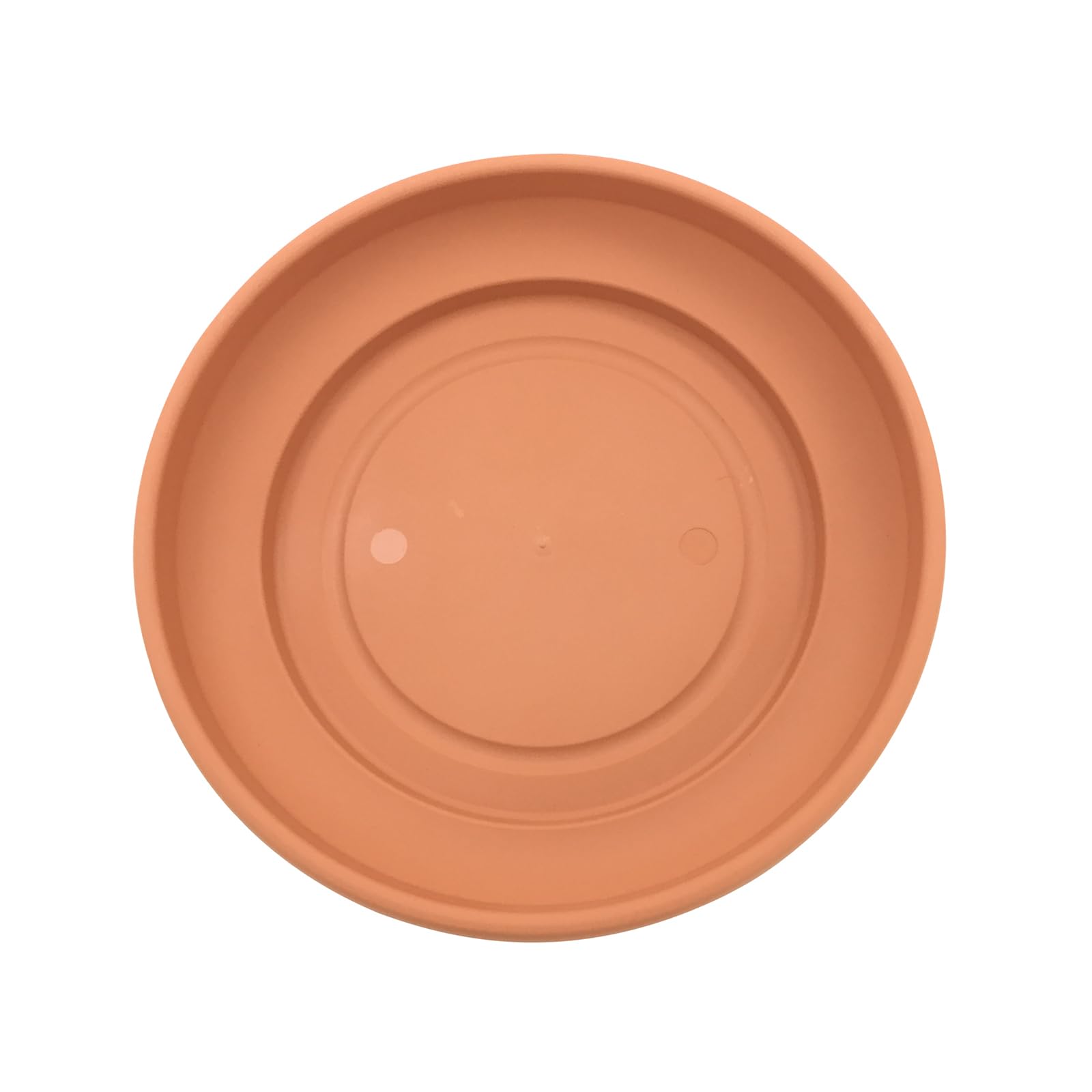 Oakland Gardens 32cm Plant Pot Saucer Round Strong Plastic Base Water Drip Tray Saucers, Terracotta Colour| Size 32cm| Pack of 40