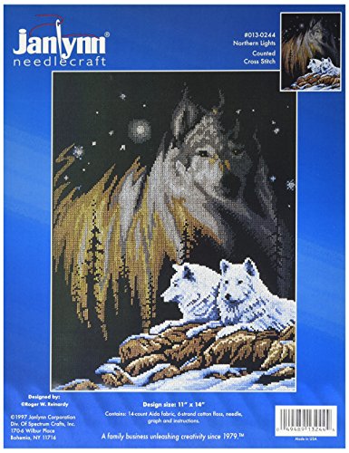 Janlynn Counted Cross Stitch Kit, Northern Lights