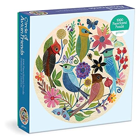 Galison 9780735373150 Circle of Avian Friends Jigsaw Puzzle Cover