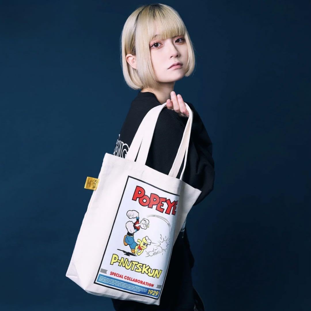 Amazon.co.jp: ピーナッツくん POPEYE ポパイ トートバッグ