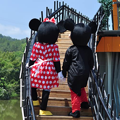 Mickey Mouse And Minnie Mouse Adult Mascot Costume Fancy Dress Outfit (Mickey Mouse) #TOP5