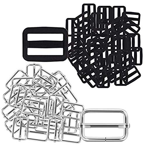 Image of DIY Crafts 60x Metal 30+30 Nylon 30# 2, Pack Of 60 Pcs, 1 inch inch Metal & Plastic (60x Metal 30+30 Nylon 30# 2, Pack Of 60 Pcs)