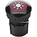 Produktbild Grothe 1522188 Grot Klingeltaster beleuchtbar, rund Knopf, Hülse Aluminium Protact 100 LED, schwarz/rot