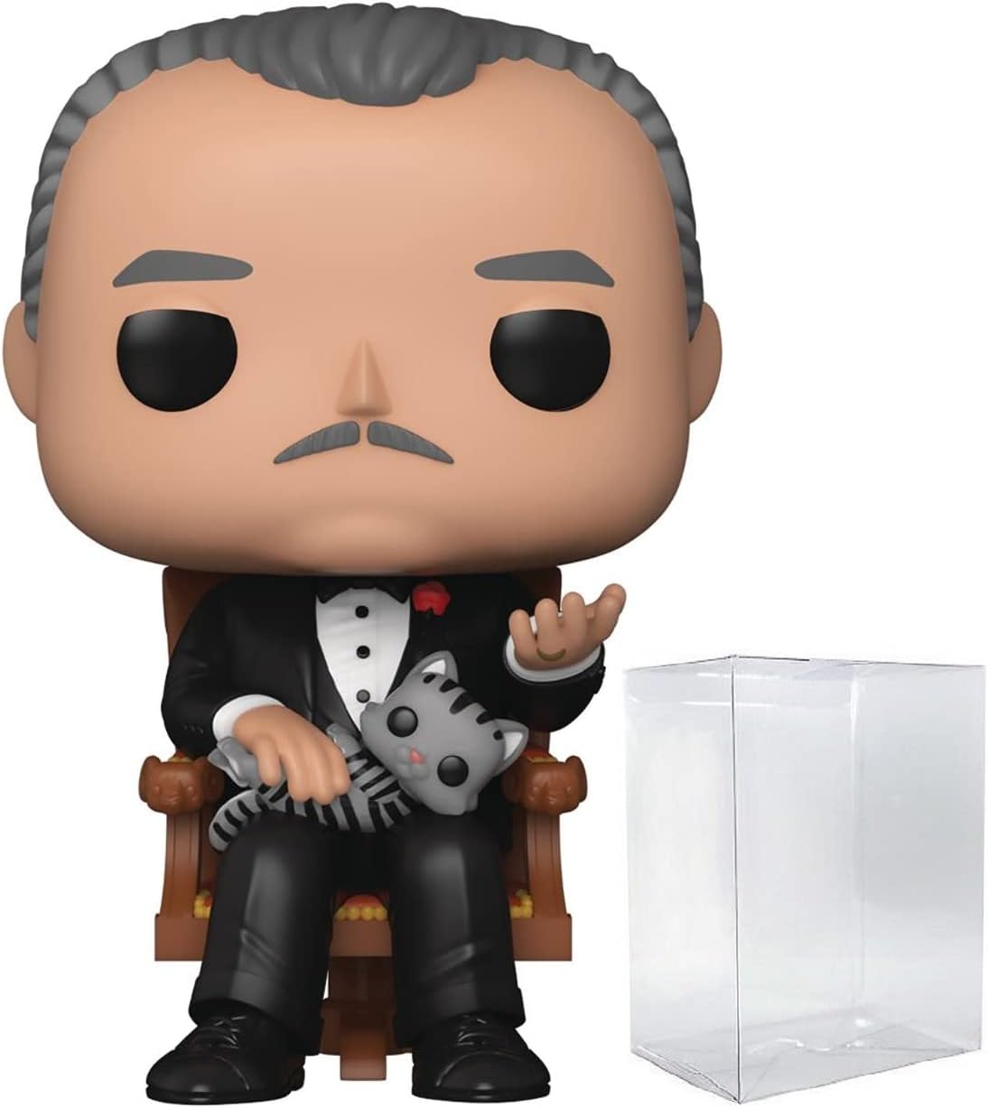 POP The Godfather 50th - Don Vito Corleone Funko Vinyl Figure (Bundled with Compatible Box Protector Case), Multicolored, 3.75 inches