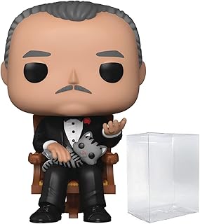 POP The Godfather 50th - Don Vito Corleone Funko Vinyl Figure (Bundled with Compatible Box Protector Case), Multicolored, ...