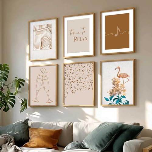 Image of kotart Paintings Modern Art Framed Wall Painting for Living Room Bedroom - Wall Posters /Paintings with Frame - Painting for Living Room Bedroom Office Room Decor - Painting for Wall Decoration (10x13 inch, C)