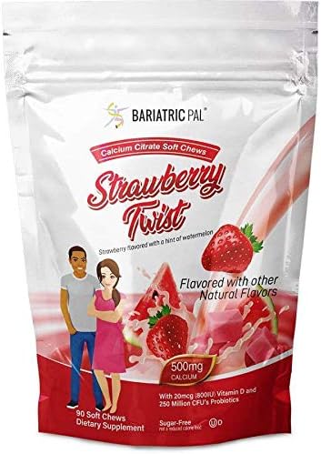 Miniatura 6 de BariatricPal - Paquete de vitaminas bariátricas de 90 días (una cápsula "1 por día!" con 45 mg de hierro y citrato de calcio suave masticable 500 mg