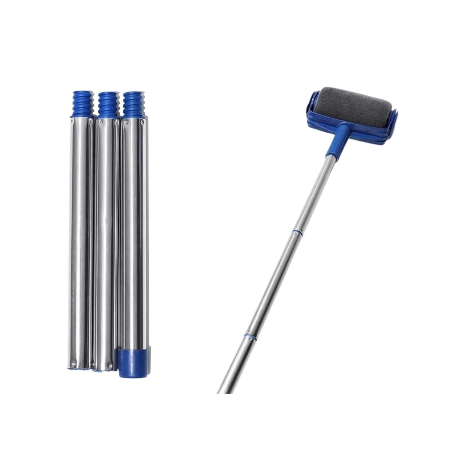 Cepillo rodillo de pintura recargable con almacenamiento incorporado, fácil recarga for pintar(2)