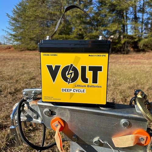 VOLT Lithium 12V 50Ah LiFePO4 Deep Cycle Battery - Perfect for Trolling Motors, Floor Sweepers, Lift Gates, RVs, Solar Panel Energy storage - Thumbnail 2