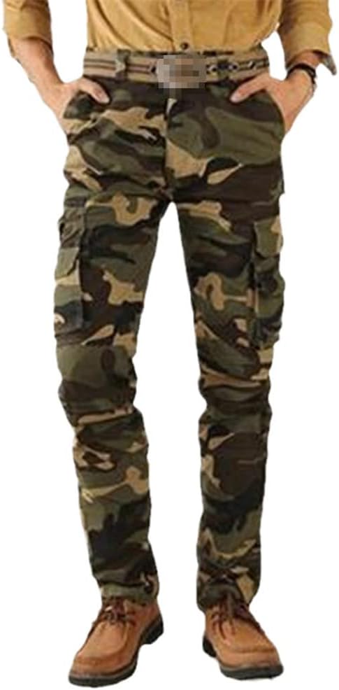 Mens Military Style Trousers Autumn Army Cargo Pants Camo1 Pants