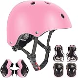 Kids Toddler Protective Gear and Helmet Sets,3 to 8 Years Old Kids Helmet and Pads Set[Knee...