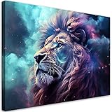 Feeby Cuadro en Lienzo León Naturaleza Animal 60x40 cm XXL 1 Pieza...