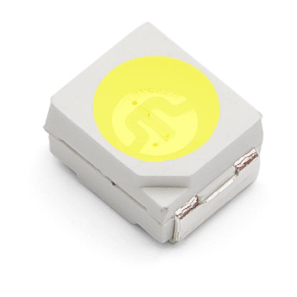 LED SMD3528 Bianchi, 10 Pezzi, 6000K, 2500mcd, Angolo 120-125°, Per Riparazioni Elettroniche