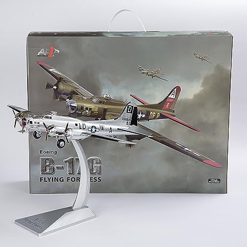 B-17 Fortress Bomber avión de guerra vintage a escala 1/72 como adorno de regalo exclusivo de metal