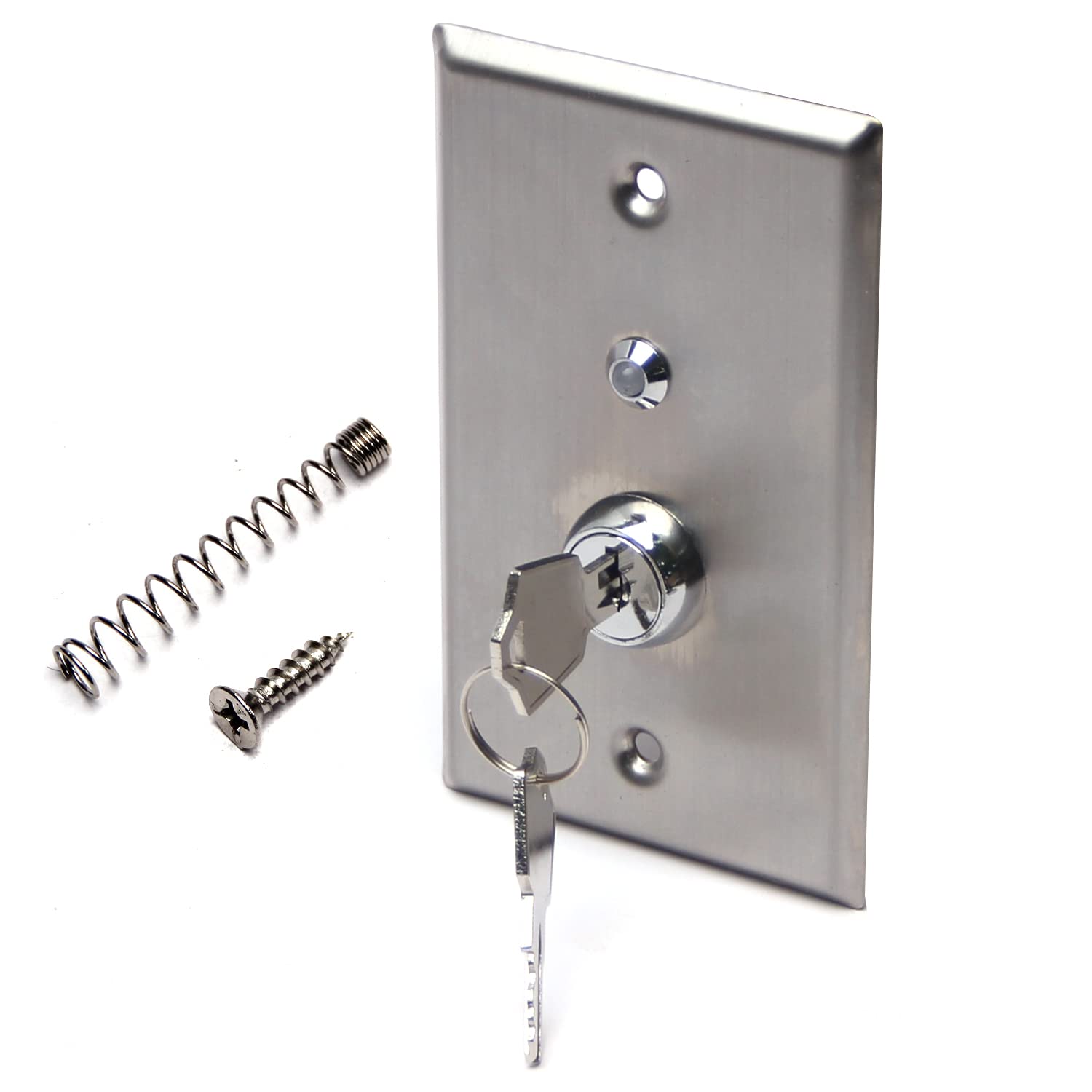 Switch Opener Ignition Switch QWORK Key Switch, 2 Pack Stainless Steel ...