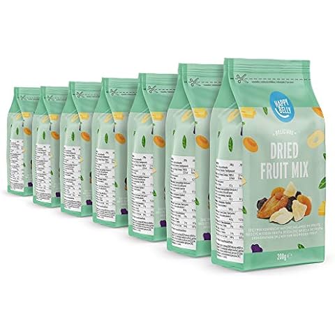 Amazon Marke - Happy Belly Trockenfrucht Mix, 7x200 g Cover