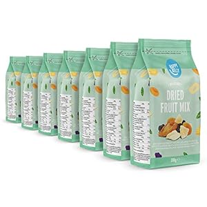 Amazon Marke – Happy Belly Trockenfrucht Mix, 7×200 g