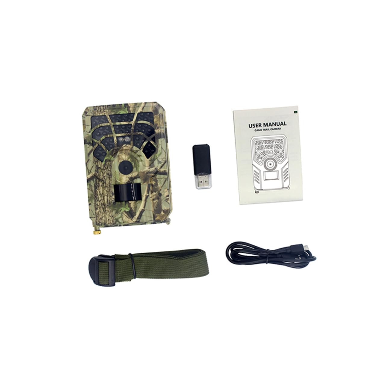 Caméra de chasse grand angle 120° avec vision nocturne 46 LEDs infrarouges HEMOTON