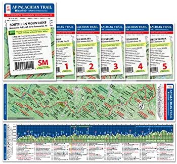 Appalachian Trail Pocket Profile Map - Southern Mountains - Springer Mtn.,GA to Damascus, VA