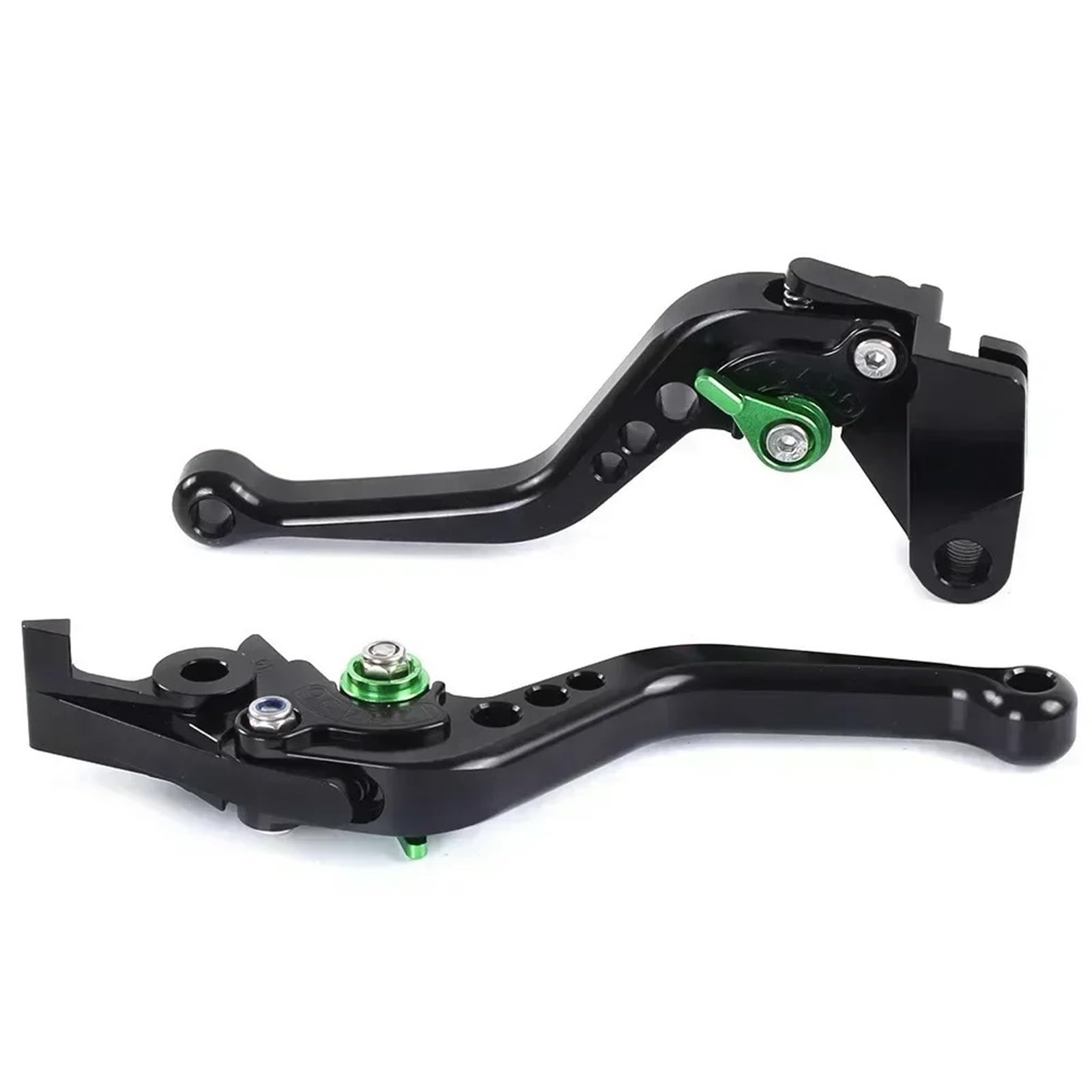 BmNJvi Short Motorcycle 7/8" 22mm Adjustable Brake Clutch Levers for Z1000, Z1000SX for Ninja 1000/Tourer, Z750R, ZX10R, ZX6R/636