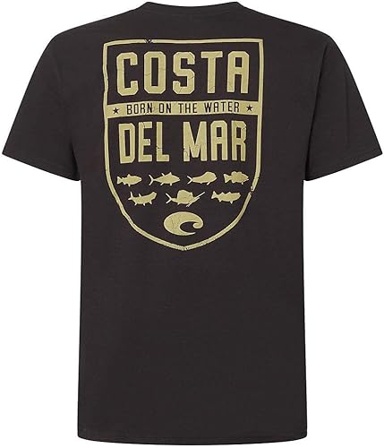 Costa Del Mar Camiseta de manga corta Species Shield para hombre