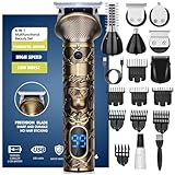 YIDON Tondeuse Barbe homme, Tondeuse Cheveux hommes Sans Fil, Rechargeable Tondeuse Courte...