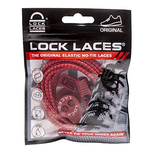 Cadarço Elastico Lock Laces Vermelho