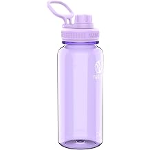 Takeya Tritan Sport Water Bottle with Spout Lid - BPA-Free & Dishwasher-Safe Water Bottle - Reusable Bottle with Lid Handle - Simple Leak-Proof Water Bottle - 32 oz, Vivacity Purple