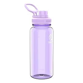 Takeya Tritan Sport Water Bottle with Spout Lid - BPA-Free & Dishwasher-Safe Water Bottle - Reusable Bottle with Lid Handle - Simple Leak-Proof Water Bottle - 32 oz, Vivacity Purple
